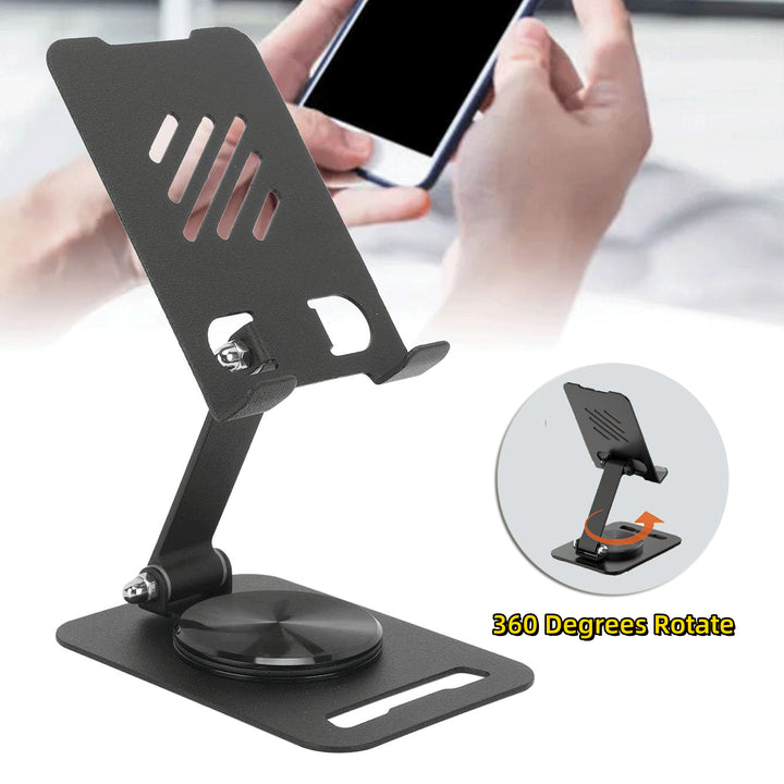 Foldable Desk Phone Stand · 360° Rotation